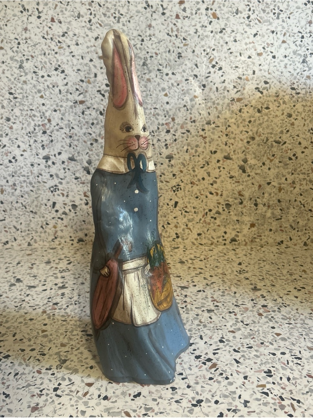 Cypress Knee Original Hand-painted Bunny Rabbit Easter Charlene Cooper